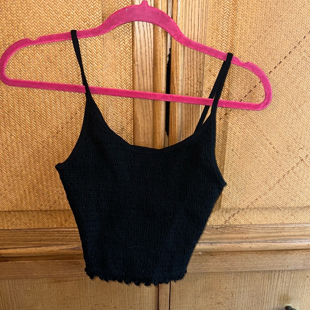 Hollister ripped crop tank!